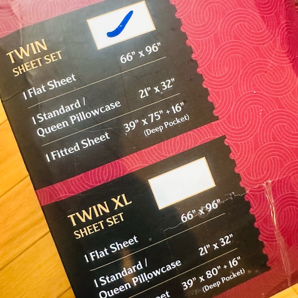 TEXAS LINEN CO. Pure Cotton Bed Sheets (twin,800 Thread Count) white open box - Picture 6 of 7